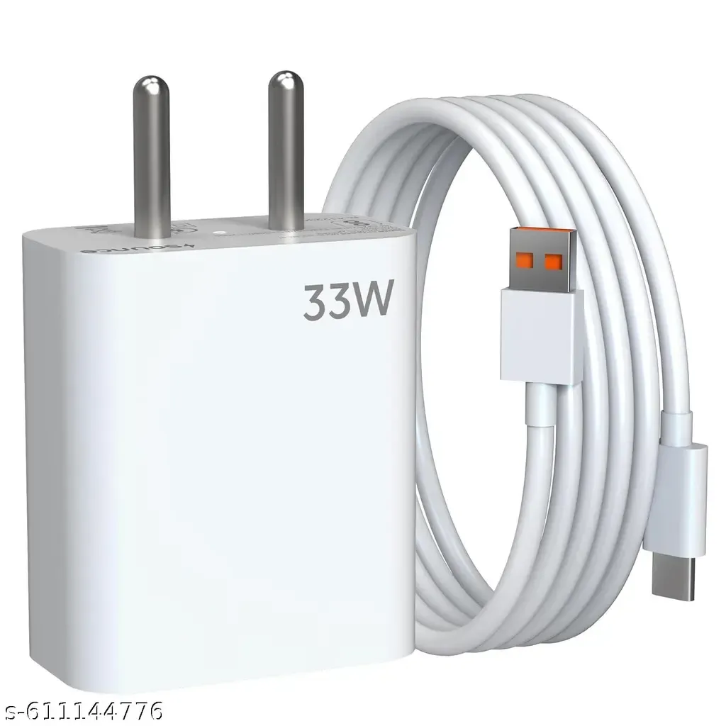 33 W SuperVOOC 3 A Wall Charger for Mobile with Detachable Cable